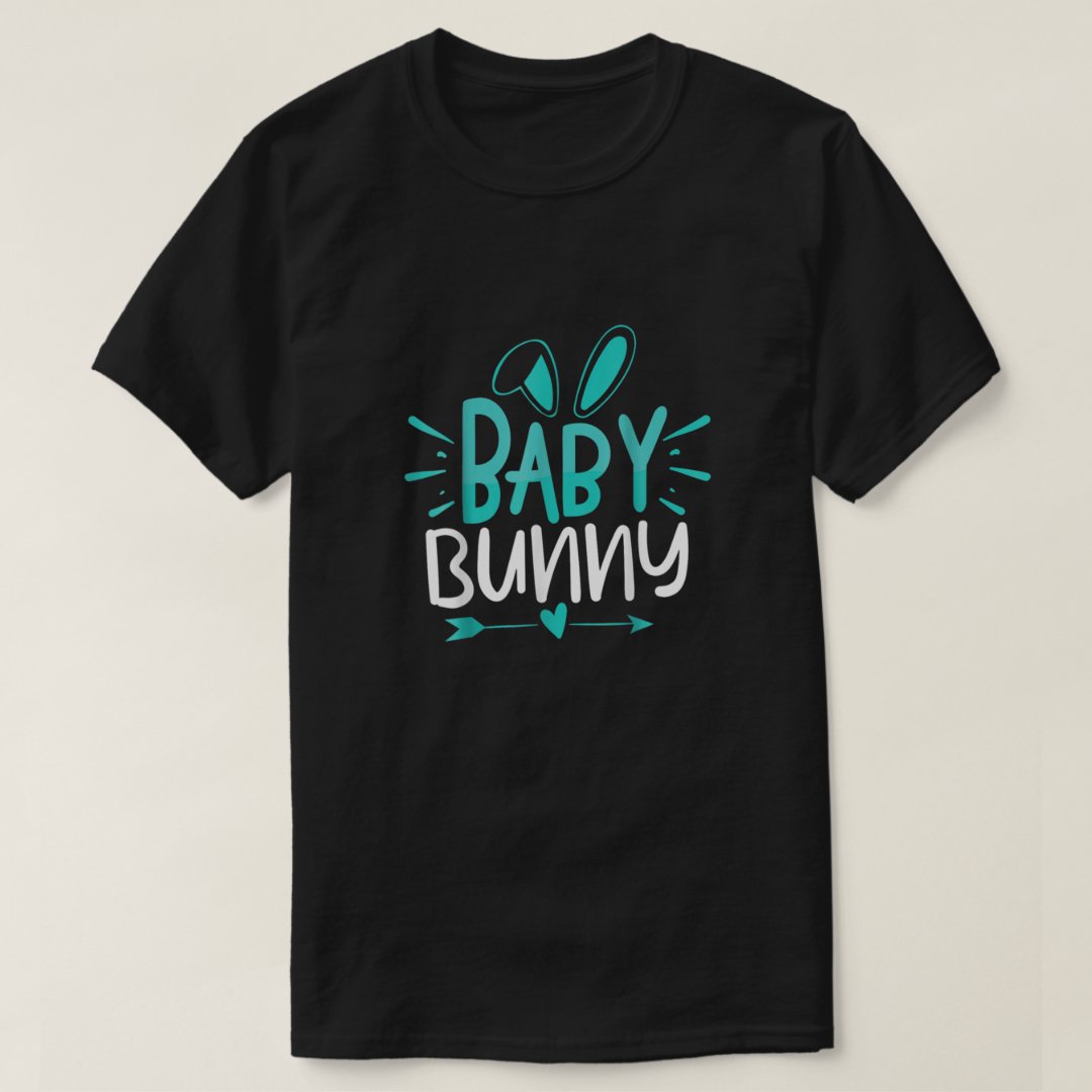 Easter Baby Bunny Festival Printed T-shirt